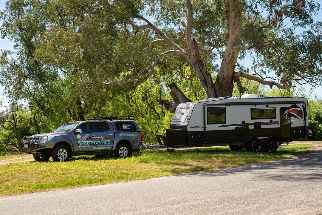 Caravan with AirSafe Hitch